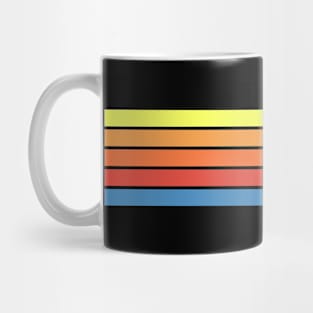 Porto Portugal retro vintage stripe design Mug